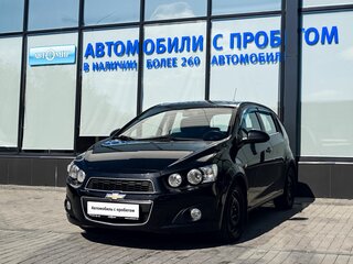 2014 Chevrolet Aveo II, чёрный, 710000 рублей, вид 1