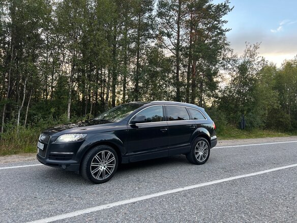 2007 Audi Q7 I (4L), чёрный, 1200000 рублей - вид 1