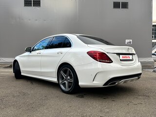 2017 Mercedes-Benz C-Класс 180 9G-TRONIC IV (W205), белый, 2800000 рублей, вид 4