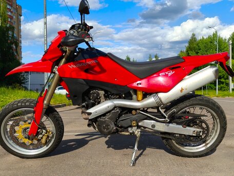 2006 Husqvarna SM 610, красный, 350000 рублей, вид 2