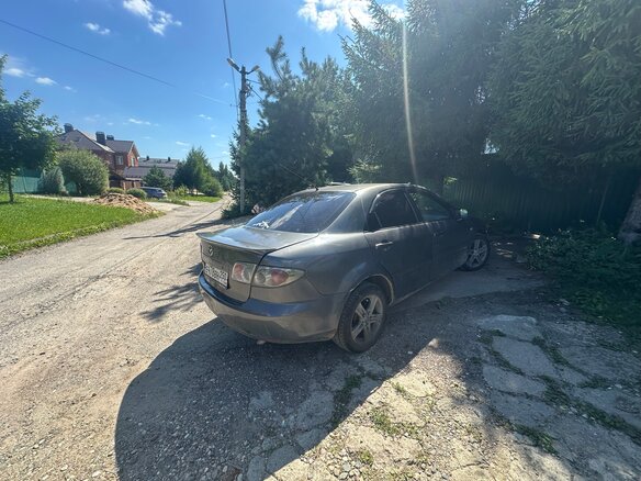 2006 Mazda 6 I (GG) Рестайлинг, серый, 400000 рублей - вид 1