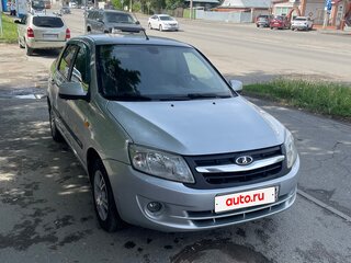 2013 Lada (ВАЗ) Granta I, серебристый, 470000 рублей, вид 2