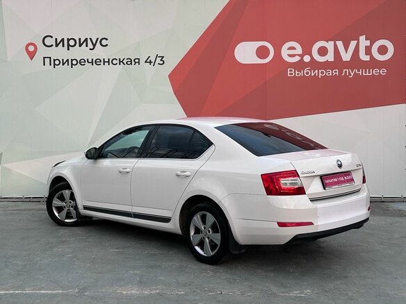 2014 Skoda Octavia III (A7), белый - вид 3