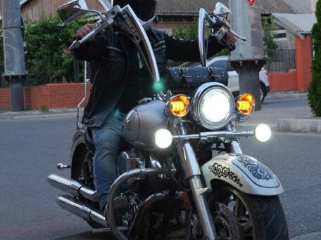 2006 Yamaha XVS1100, серебристый, 590000 рублей, вид 4
