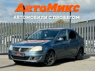 2011 Renault Logan I Рестайлинг, синий, 269000 рублей, вид 1