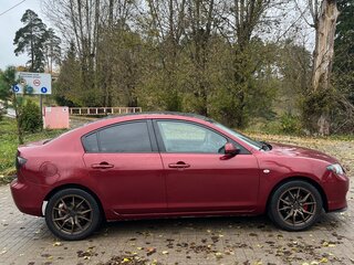 2008 Mazda 3 I (BK) Рестайлинг, красный, 620000 рублей, вид 3
