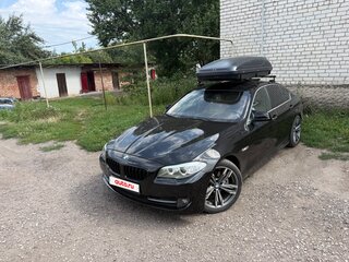 2013 BMW 5 серии Long 520Li VI (F10/F11/F07), чёрный, 1850000 рублей, вид 3