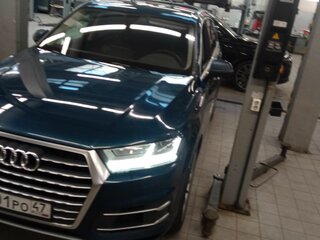 2018 Audi Q7 II (4M), синий, 4150000 рублей, вид 1