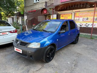 2008 Renault Logan I, синий, 170000 рублей, вид 1