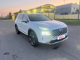 2020 Hyundai Santa Fe IV Рестайлинг, белый, 3330000 рублей, вид 2