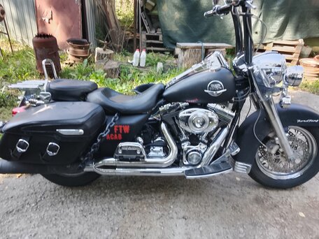 2002 Harley-Davidson Road King, чёрный, 600000 рублей, вид 1