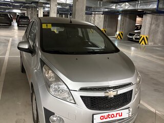 2012 Chevrolet Spark III, серебристый, 720000 рублей, вид 1