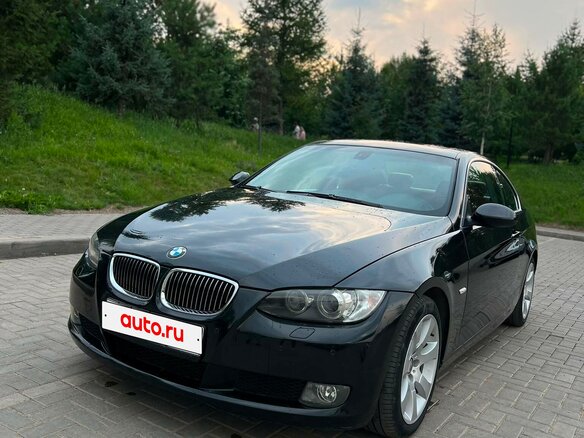 2007 BMW 3 серии 325i V (E90/E91/E92/E93), чёрный, 1700000 рублей
