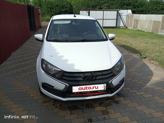 2018 Lada (ВАЗ) Granta I Рестайлинг, белый, 570000 рублей, вид 1