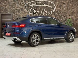 2021 BMW X4 20i II (G02) Рестайлинг, синий, 5998000 рублей, вид 4