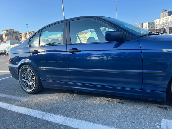 2004 BMW 3 серии 320d IV (E46) Рестайлинг, синий, 810000 рублей - вид 9