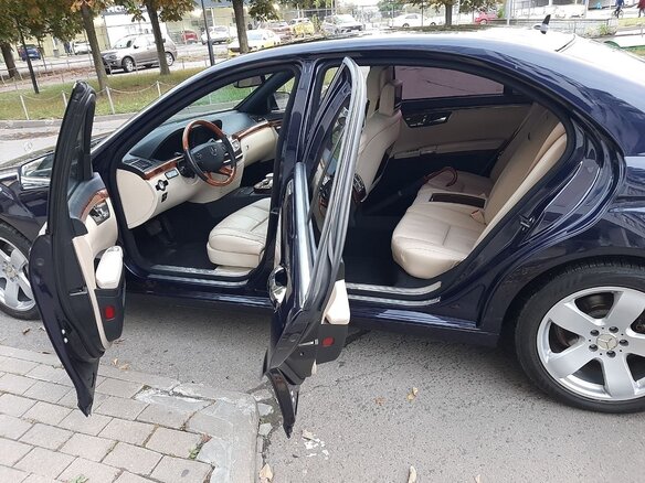 2008 Mercedes-Benz S-Класс 350 Long V (W221), синий, 1550000 рублей - вид 8