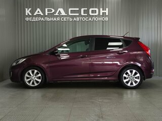 2012 Hyundai Solaris I, фиолетовый, 753000 рублей, вид 5