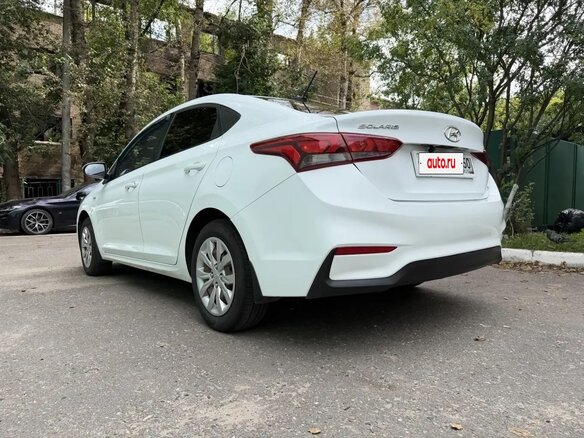 2017 Hyundai Solaris II, белый - вид 8