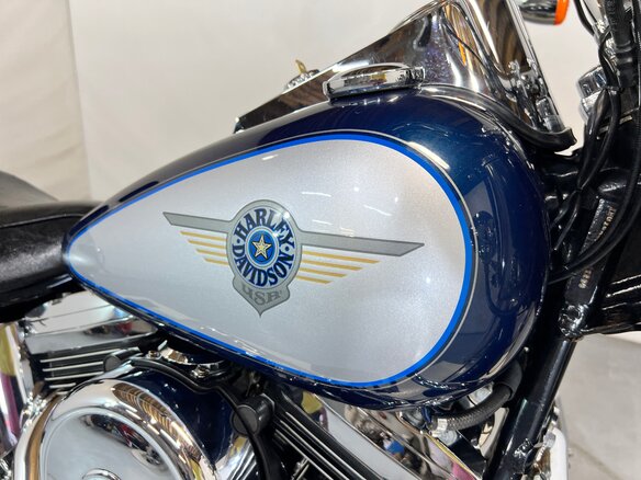 1999 Harley-Davidson Fat Boy, синий, 780000 рублей - вид 15