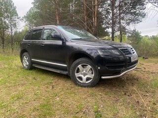 2004 Volkswagen Touareg I, чёрный, 800000 рублей, вид 1