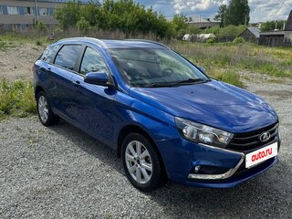 2019 Lada (ВАЗ) Vesta SW I, синий, 930000 рублей, вид 2