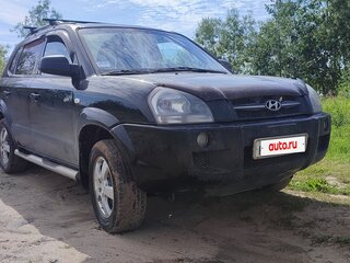 2008 Hyundai Tucson I, чёрный, 730000 рублей, вид 3