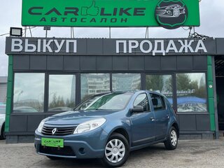 2012 Renault Sandero I, голубой, 549000 рублей, вид 2