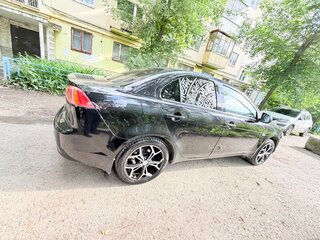 2008 Mitsubishi Lancer X, чёрный, 950000 рублей, вид 3