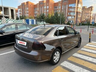 2015 Volkswagen Polo V, коричневый, 470000 рублей, вид 3