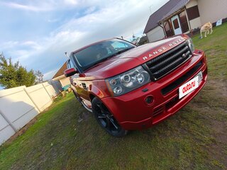 2006 Land Rover Range Rover Sport Supercharged I, красный, 1125000 рублей, вид 3