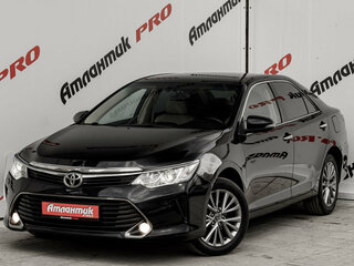 2016 Toyota Camry VII (XV50) Рестайлинг, чёрный, 1995000 рублей, вид 1