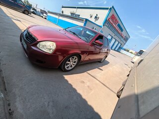 2008 Lada (ВАЗ) Priora I, красный, 220000 рублей, вид 1