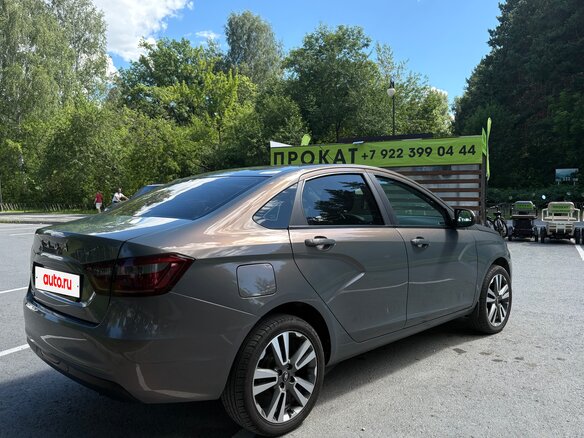 2020 Lada (ВАЗ) Vesta I, серый, 850000 рублей - вид 4