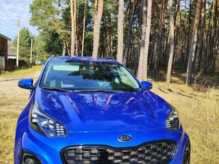 2021 Kia Sportage IV Рестайлинг, синий, 3000000 рублей, вид 2