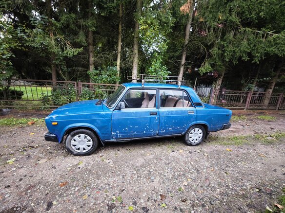 2002 Lada (ВАЗ) 2107, синий - вид 5