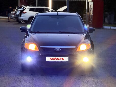 2010 Ford Focus II Рестайлинг, чёрный, 430000 рублей, вид 2