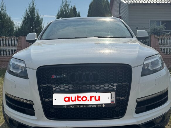 2013 Audi Q7 I (4L) Рестайлинг, белый, 1950000 рублей - вид 1