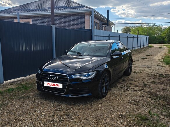 2014 Audi A6 IV (C7), чёрный, 1500000 рублей - вид 1