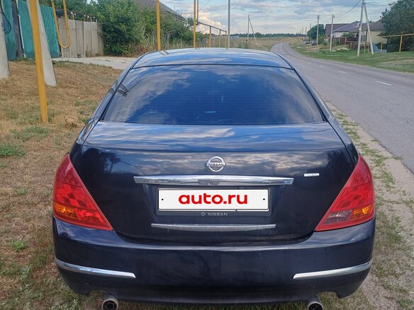 2006 Nissan Teana I (J31) Рестайлинг, чёрный - вид 3