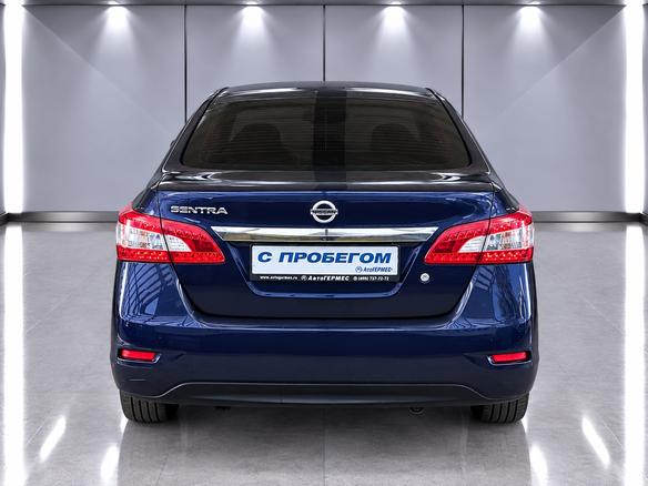 2015 Nissan Sentra VII (B17), синий, 875000 рублей - вид 3