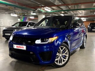 2015 Land Rover Range Rover Sport SVR II, синий, 3350000 рублей, вид 1