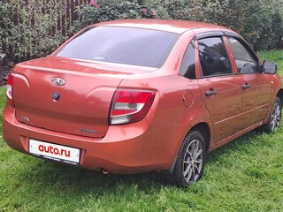 2013 Lada (ВАЗ) Granta I, оранжевый, 390000 рублей, вид 5