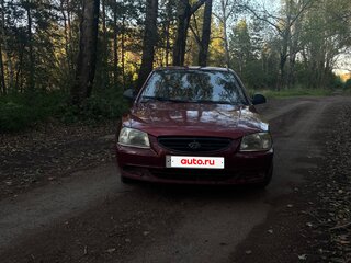 2004 Hyundai Accent ТагАЗ II, красный, 170000 рублей, вид 1