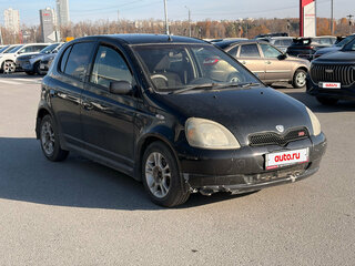 2001 Toyota Vitz I (P10), чёрный, 295000 рублей, вид 2