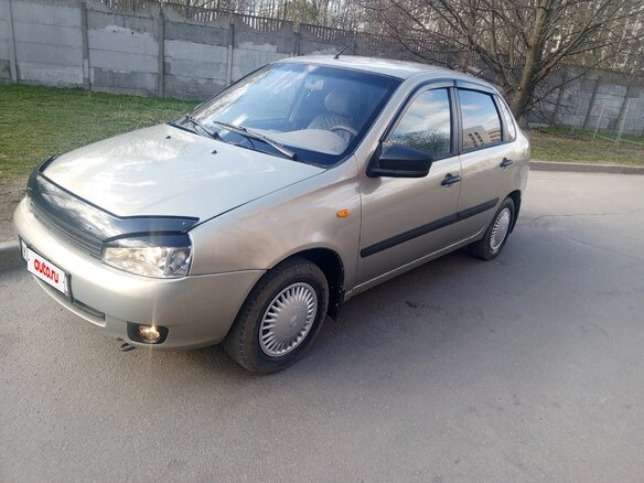 2005 Lada (ВАЗ) Kalina I, бежевый, 220000 рублей - вид 1