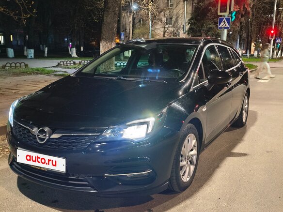 2020 Opel Astra K Рестайлинг, чёрный, 1450000 рублей