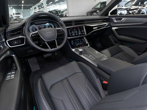 2025 Audi A6 40 TFSI Long V (C8) Рестайлинг, чёрный - вид 6