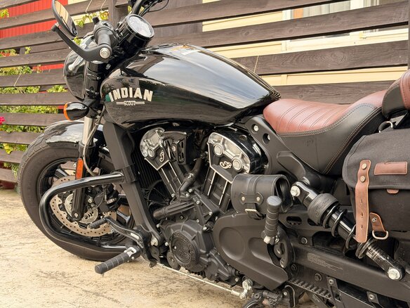 2021 Indian Scout, чёрный, 1370000 рублей - вид 1