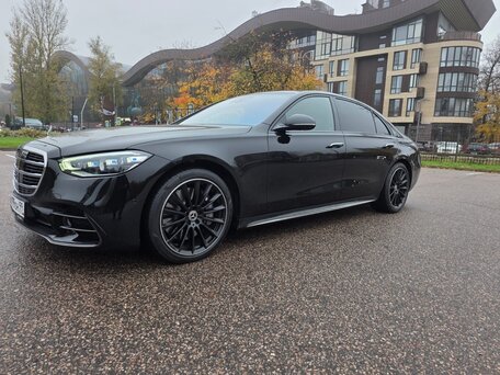 2024 Mercedes-Benz S-Класс 450 d Long 4MATIC VII (W223), чёрный, 22500000 рублей, вид 2